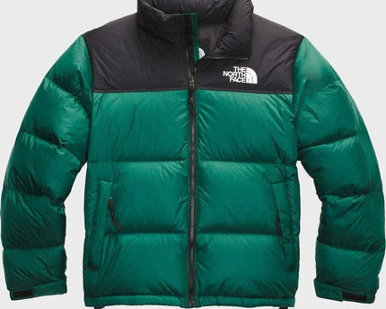 Green Retro Nuptse 700 Pour Femme