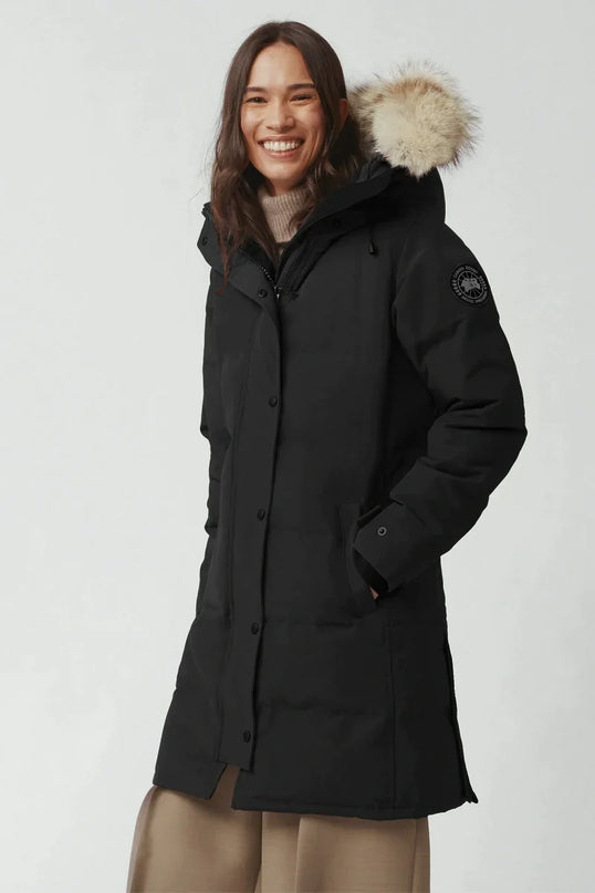 CANADA GOOSE - SHELBURN PARKA BLACK LABEL WITH FUR