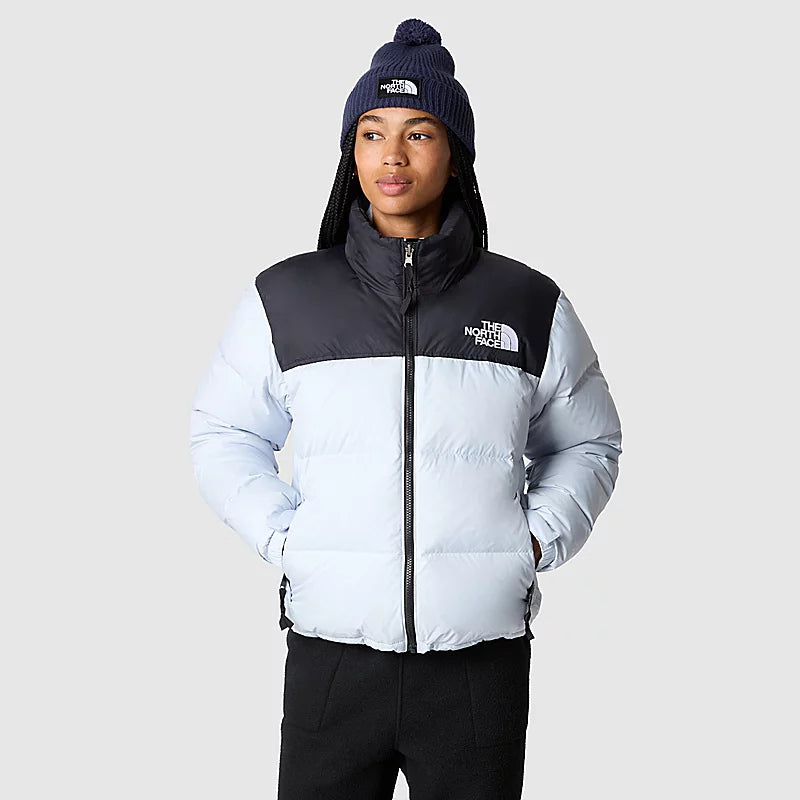 White Retro Nuptse 700 Pour Femme