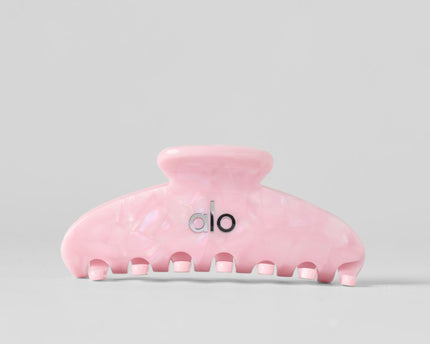 90's Claw Clip - Pink Marshmallow Shell