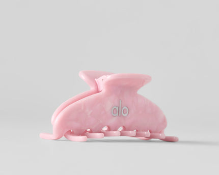 90's Claw Clip - Pink Marshmallow Shell