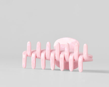 90's Claw Clip - Pink Marshmallow Shell