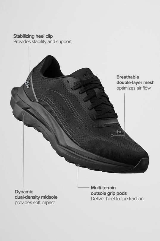ALO Runner (Unisex) - Black/Black