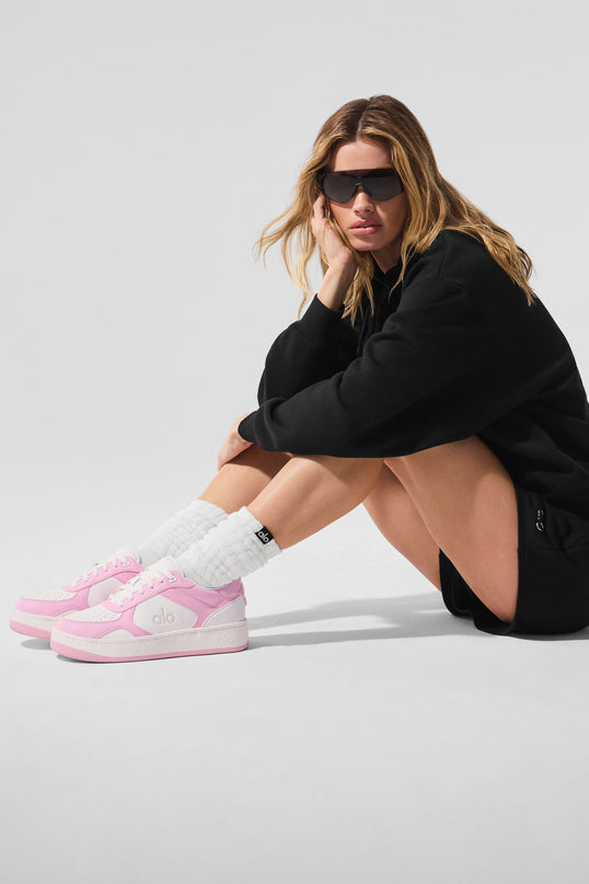 ALO Recovery Mode Sneaker (Unisex) - Pink/White