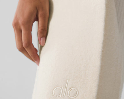 Merino Wool Oversized Scarf - Ivory