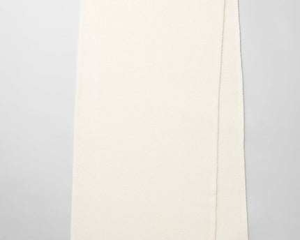 Merino Wool Oversized Scarf - Ivory