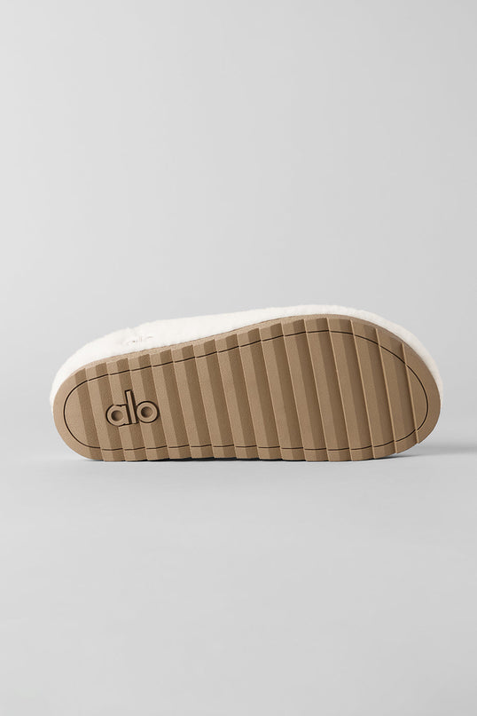 Sherpa Recovery Slipper (Unisex) - Ivory