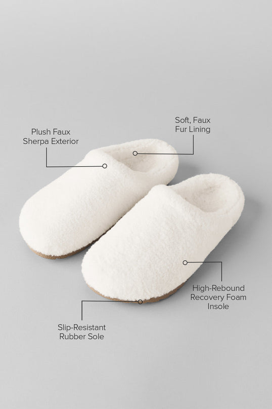Sherpa Recovery Slipper (Unisex) - Ivory