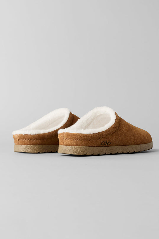 Recovery Slipper (Unisex) - Saddle/Ivory