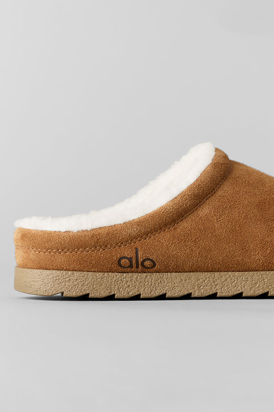 Recovery Slipper (Unisex) - Saddle/Ivory