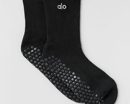 Lettuce Edge Grip Sock - Black