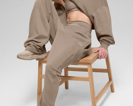 Accolade Straight Leg Sweatpant - Gravel