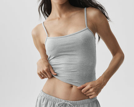 Alosoft Finesse Cami Tank - Vintage Athletic Heather