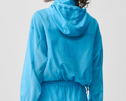 1/4 Zip Go Time Pullover - Azure Blue