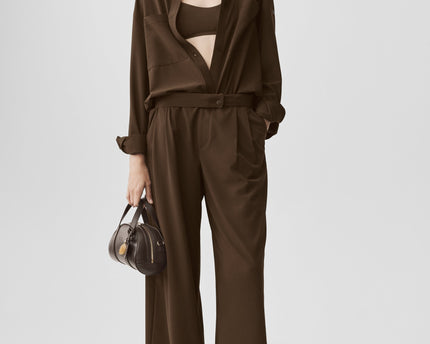 Dreamscape Button Down Long Sleeve - Espresso