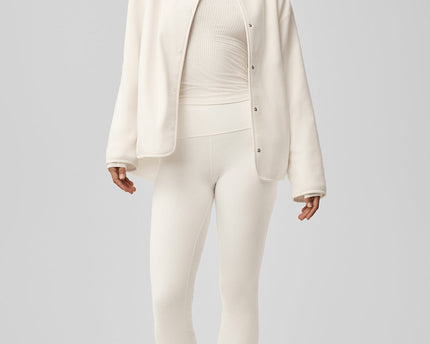 Polar Fleece Take Note Jacket - Ivory