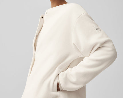 Polar Fleece Take Note Jacket - Ivory