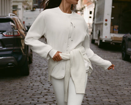 Polar Fleece Take Note Jacket - Ivory