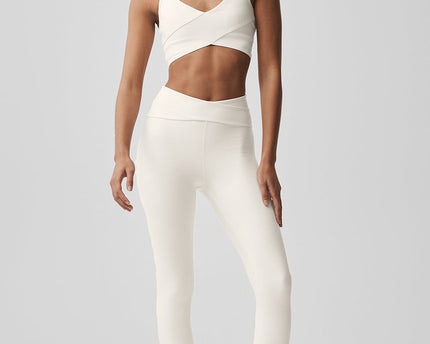 Airlift High-Waist 7/8 Horizon Legging - Ivory