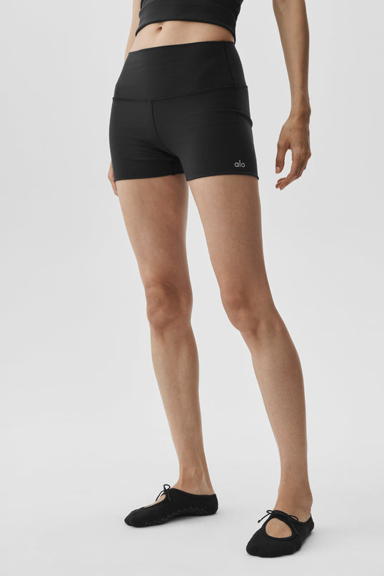3' ALO Softsculpt High-Waist Precision Short - Black