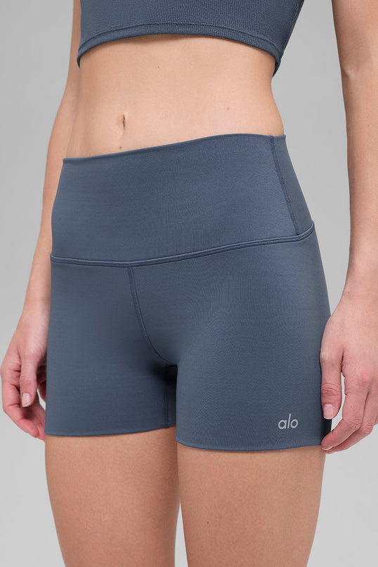 3' ALO Softsculpt High-Waist Precision Short - Bluestone