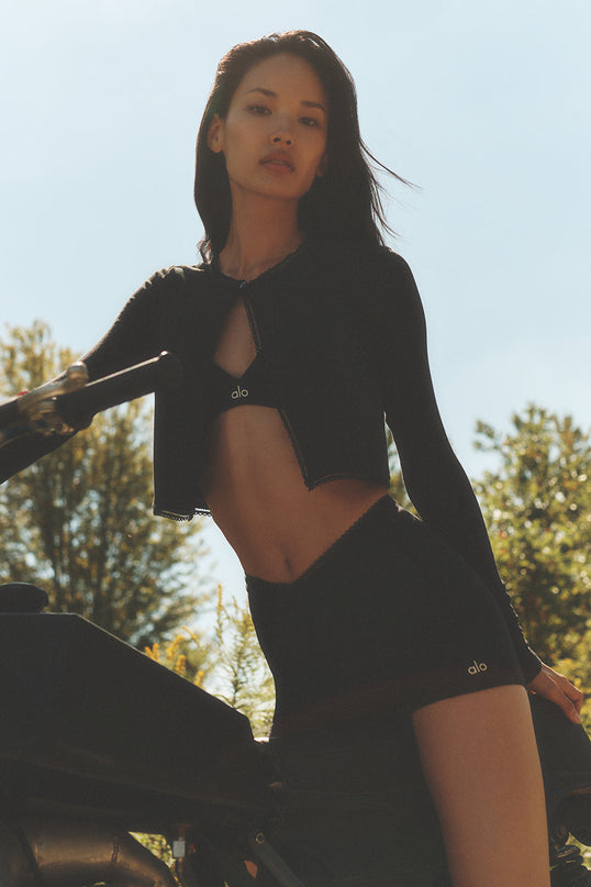 3' Alosoft Affection Short - Black