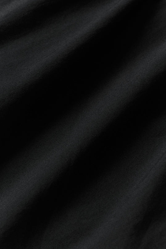 Cotton High-Waist Real Deal Short - Black