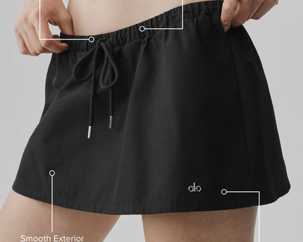 Low-Rise Best Bet Skirt - Black