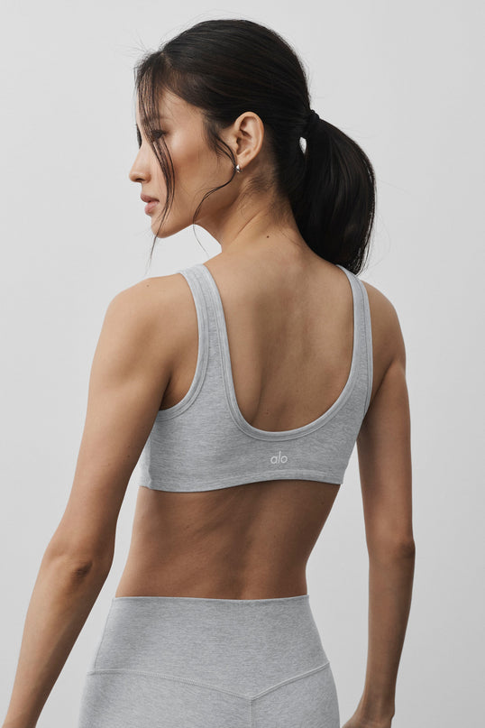 Alosoft Center Stage Bra - Vintage Athletic Heather