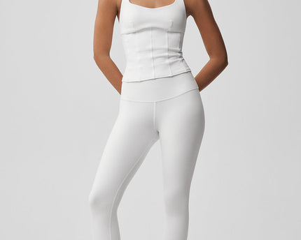 Airbrush Sparks Fly Corset Tank - White