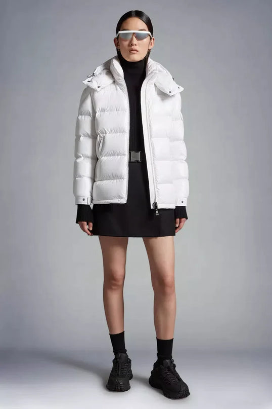Doudoune Moncler Femme | Blanc Cassé