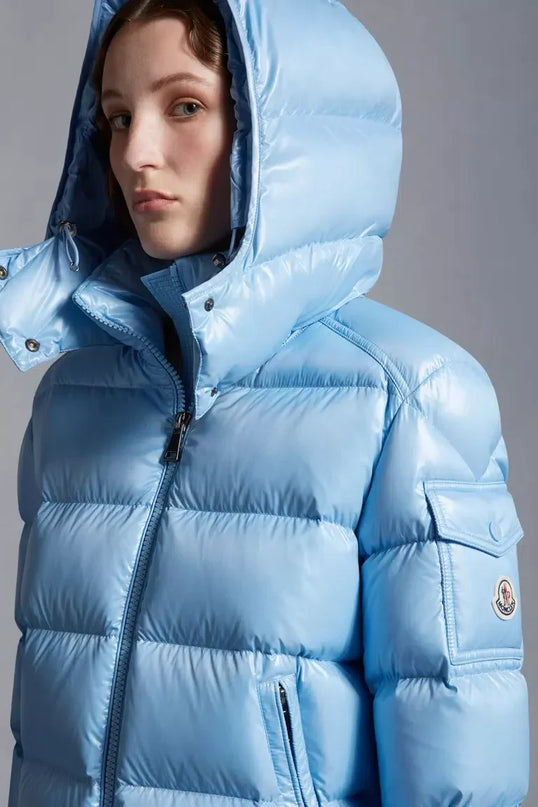 Doudoune Moncler Femme | Bleu Poudré