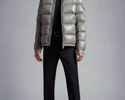Doudoune Moncler Homme | Gris Chiné