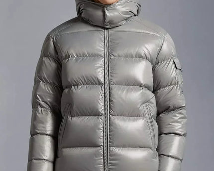 Doudoune Moncler Homme | Gris Chiné