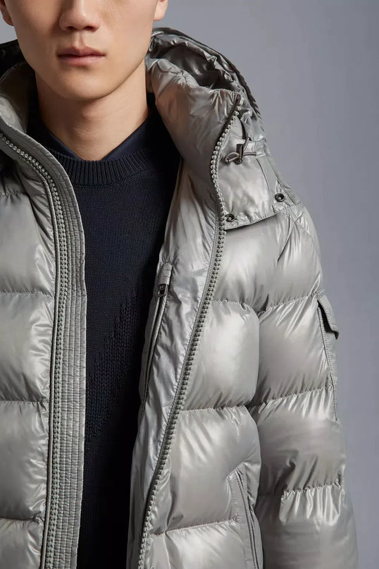 Doudoune Moncler Homme | Gris Chiné