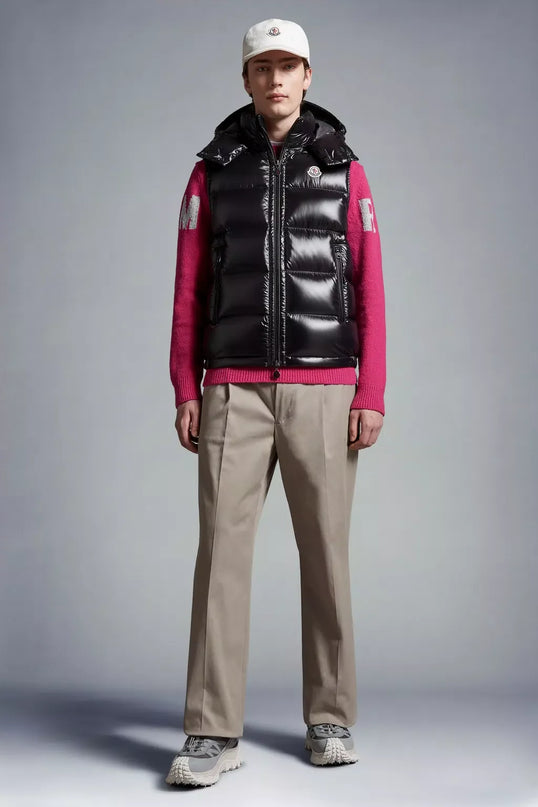 MONCLER - Doudoune sans manches Noir