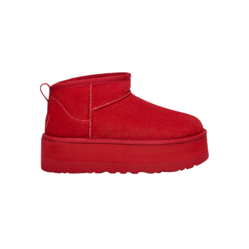 Botte Classic Ultra Mini À Plateforme - Rouge