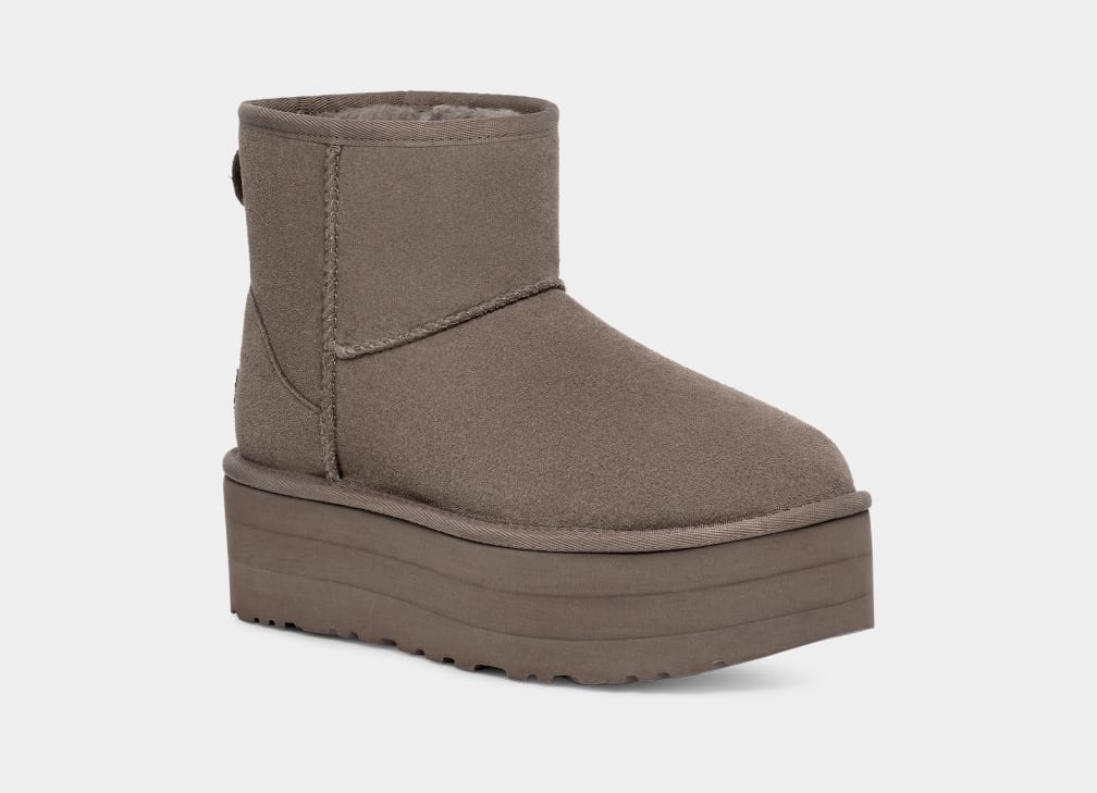 Botte Classic Mini À Platforme - Gris