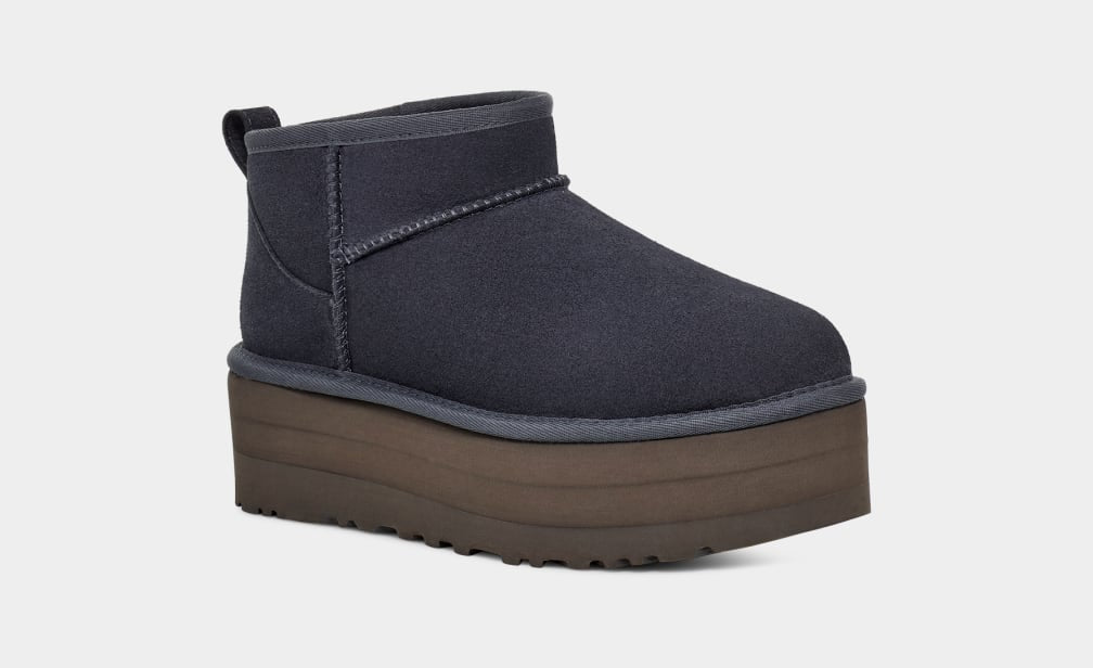 Botte Classic Ultra Mini À Plateforme - Bleu