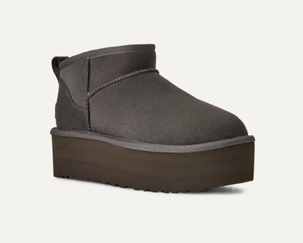 Classic Ultra Mini Platform Charcoal Women's