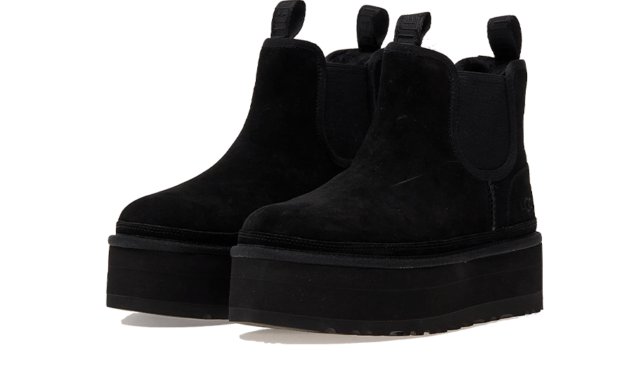 Botte Neumel à Platforme - Noir