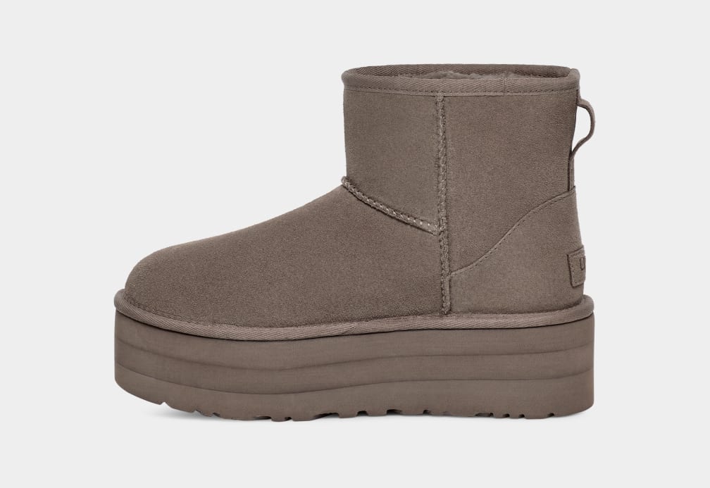 Botte Classic Mini À Platforme - Gris