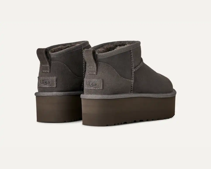 Classic Ultra Mini Platform Charcoal Women's