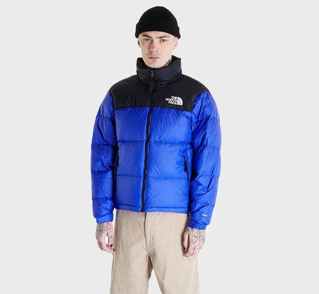 Blue Retro Nuptse 700 Pour Homme