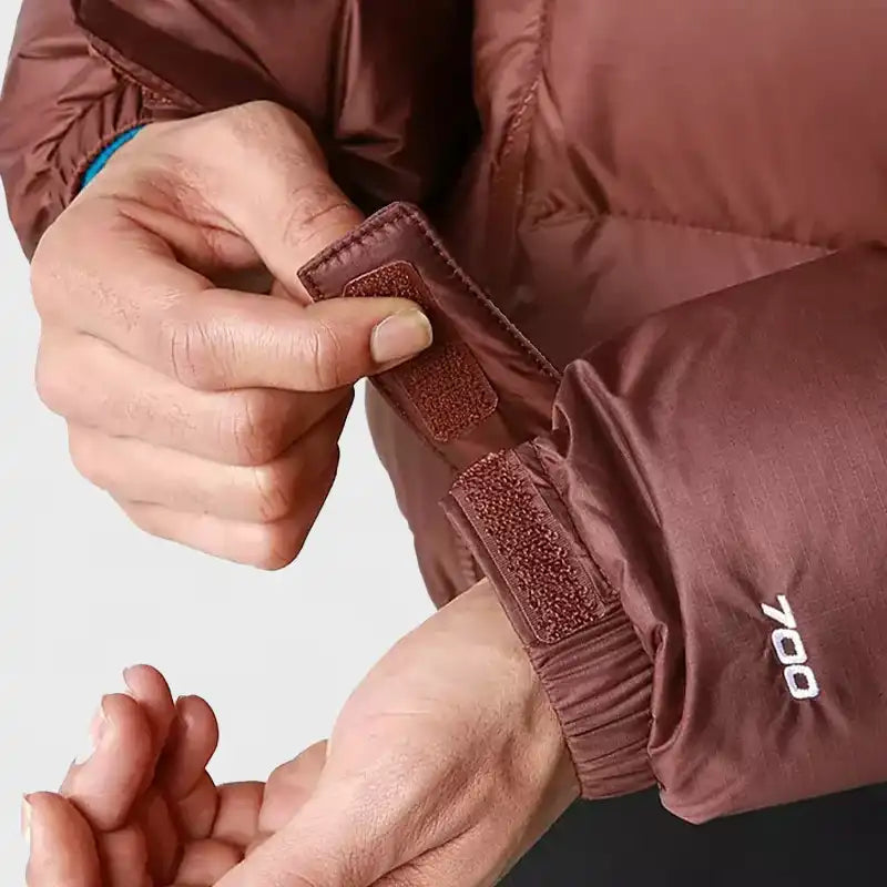 Brown Retro Nuptse 700 Pour Homme