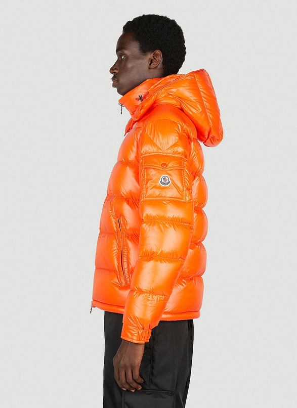Doudoune Moncler Homme | Orange Flamboyant