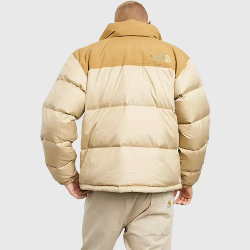 Brown Tan Nuptse 700 Pour Homme