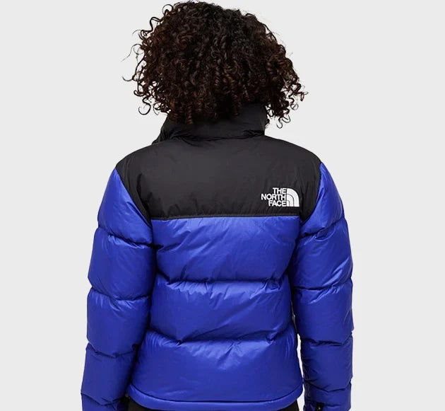 Blue Retro Nuptse 700 Pour Femme
