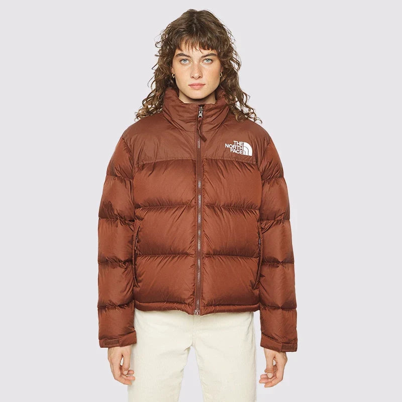 Brown Retro Nuptse 700 Pour Femme
